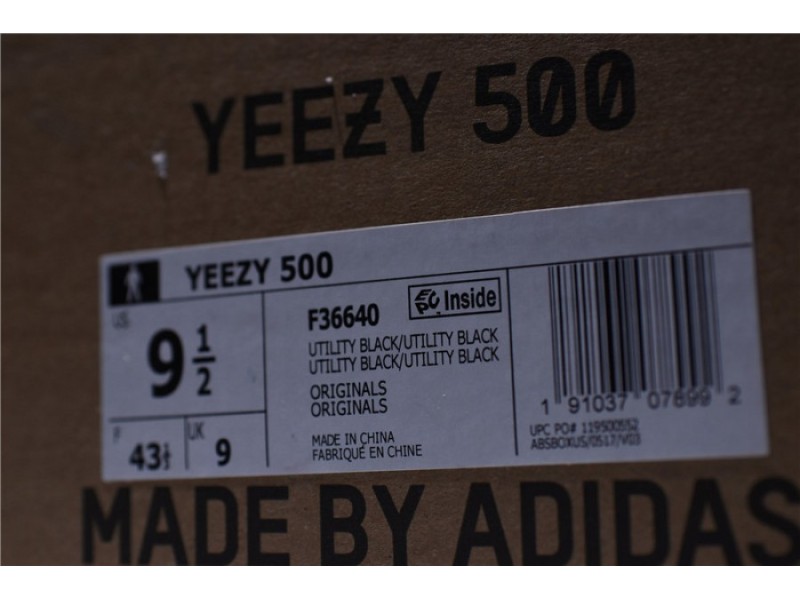 Adidas Yeezy Desert Rat 500 Utility Black F36640