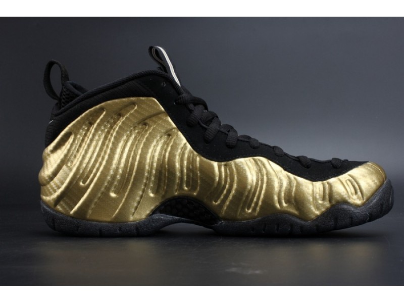 Air Foamposite Pro “Metallic Gold” Black mens 624041-701