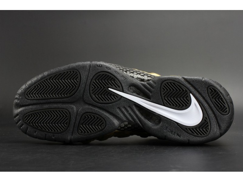 Air Foamposite Pro “Metallic Gold” Black mens 624041-701