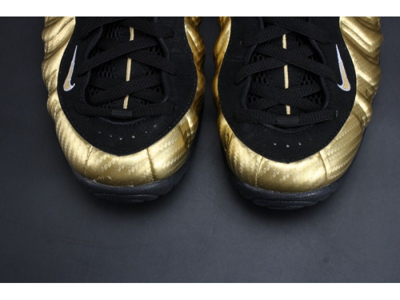 Air Foamposite Pro “Metallic Gold” Black mens 624041-701