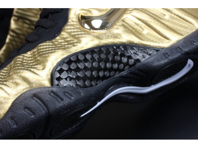 Air Foamposite Pro “Metallic Gold” Black mens 624041-701