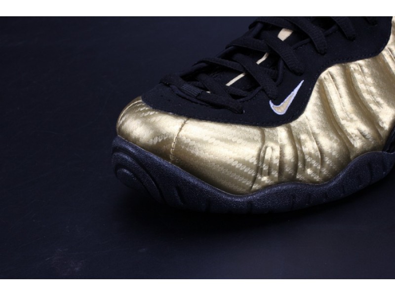 Air Foamposite Pro “Metallic Gold” Black mens 624041-701