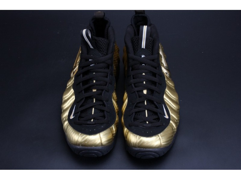 Air Foamposite Pro “Metallic Gold” Black mens 624041-701