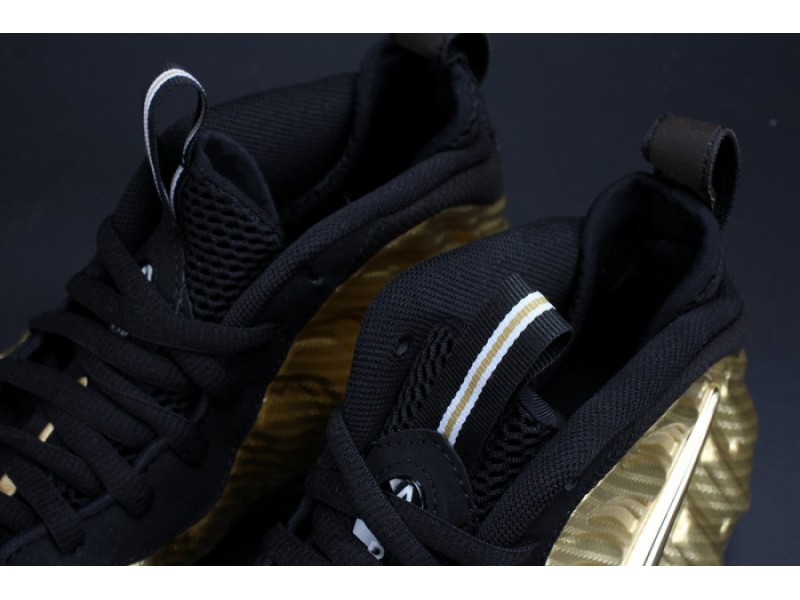 Air Foamposite Pro “Metallic Gold” Black mens 624041-701