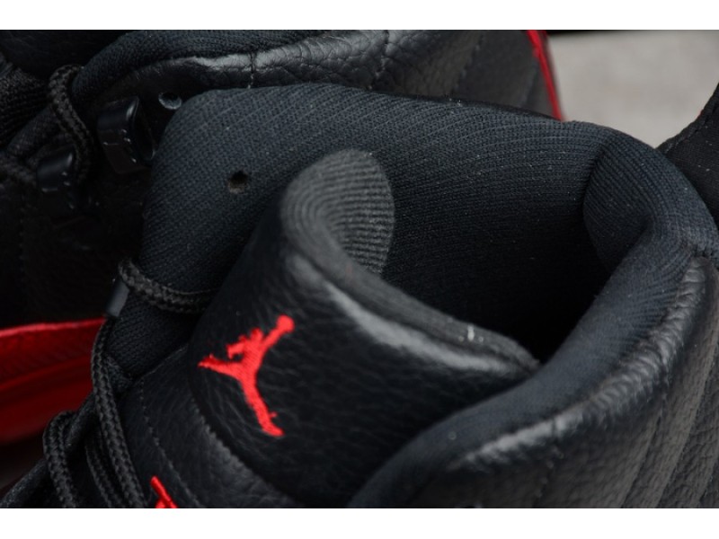 AIR JORDAN 12 “FLU GAME” Black/Varsity Red mens 130690-002