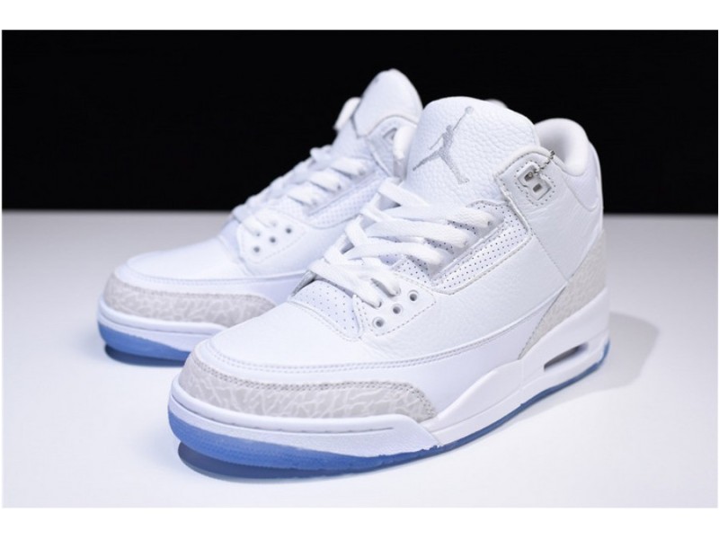 Air Jordan 3 Retro Triple White 136064-111