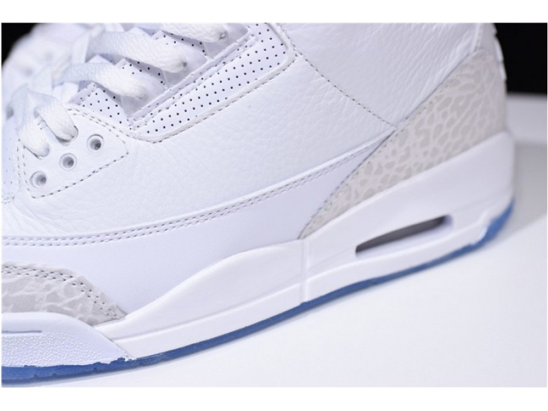 Air Jordan 3 Retro Triple White 136064-111