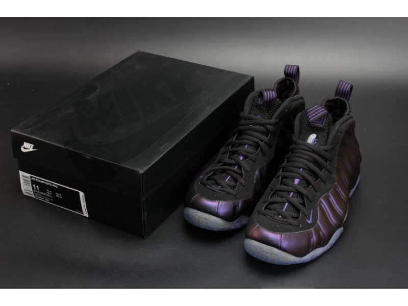 Nike Air Foamposite One “Eggplant”  Black/ varsity purple mens 314996-008