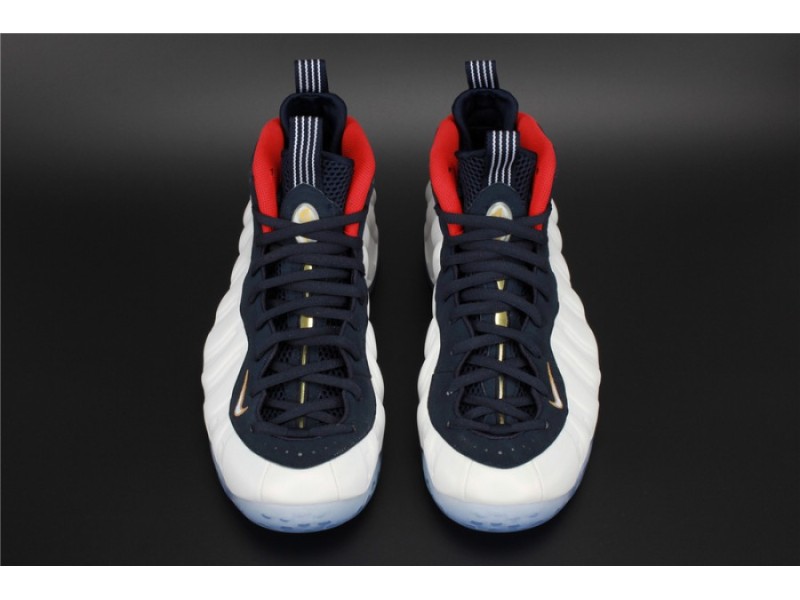 Nike Air Foamposite One “Olympic” University Red/ white  mens 575420-400