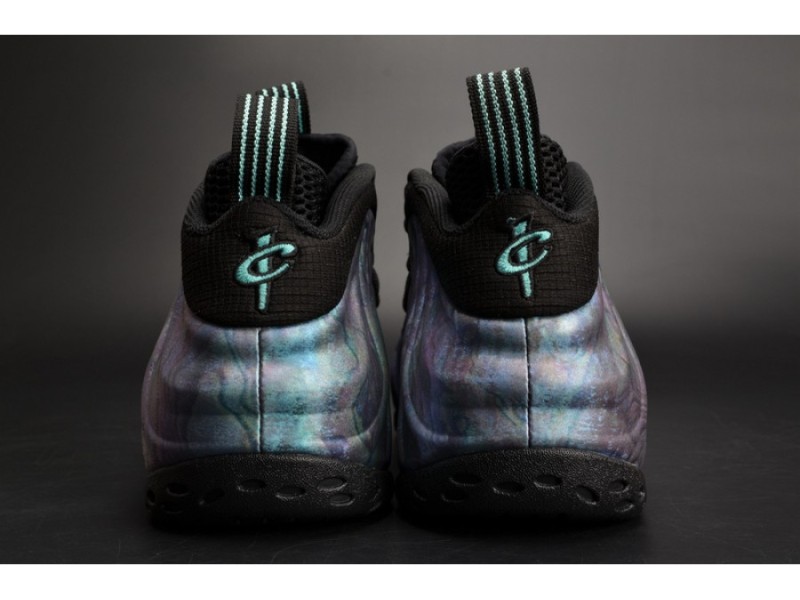 Nike Air Foamposite One PRM “Abalone” Black/Aurora Green mens 575420-009