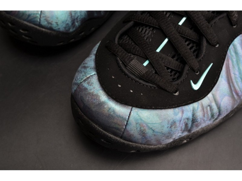 Nike Air Foamposite One PRM “Abalone” Black/Aurora Green mens 575420-009