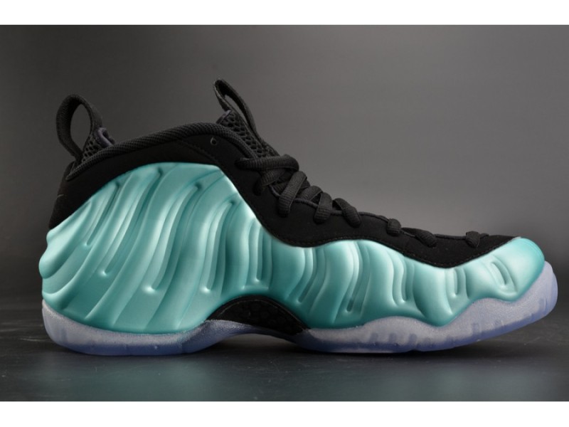 Nike Air Foamposite Pro “Island Green” Metallic Platinum mens 624041-303
