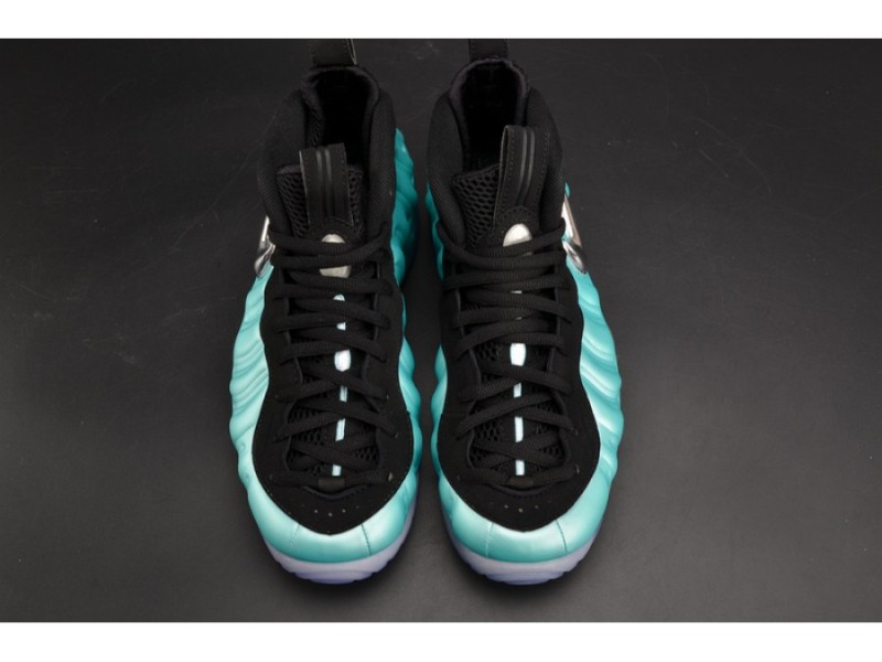 Nike Air Foamposite Pro “Island Green” Metallic Platinum mens 624041-303