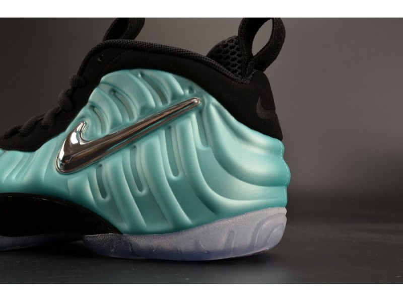 Nike Air Foamposite Pro “Island Green” Metallic Platinum mens 624041-303