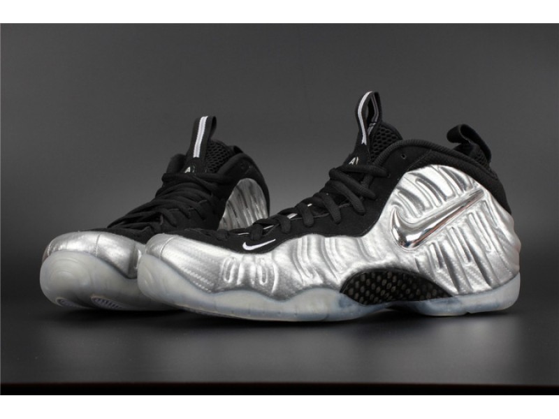 Nike Air Foamposite Pro PRM “Silver Surfer” metallic silver mens 616750-004