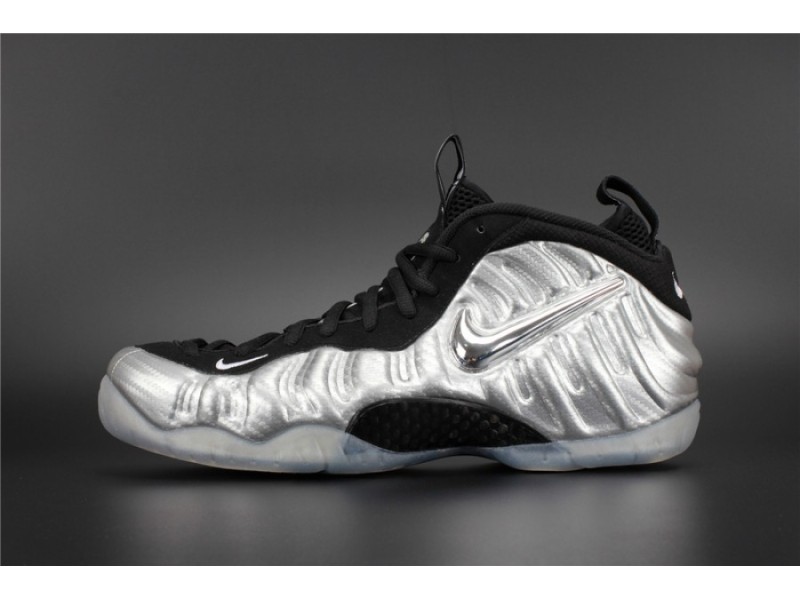 Nike Air Foamposite Pro PRM “Silver Surfer” metallic silver mens 616750-004