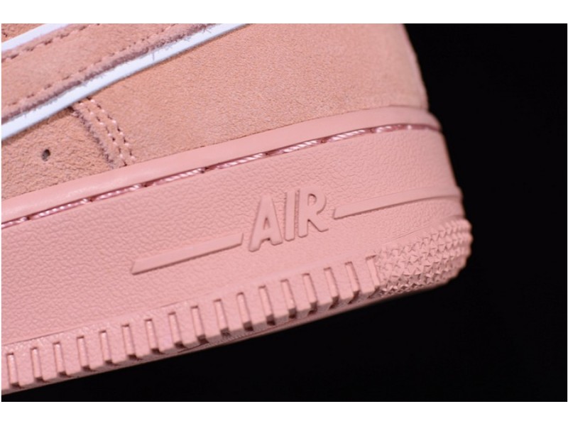 Nike  Air Force 1 07 Suede Women Lifestyle Shoe Pink AA1117-601