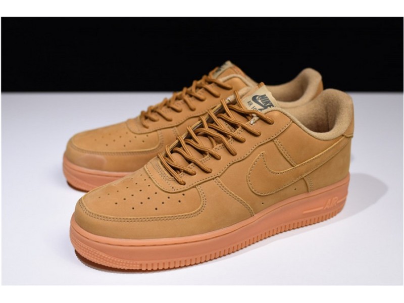 Nike Air Force 1 '07 WB Flax/Flax-Gum Wheat  Basketball Shoes AA4061-200