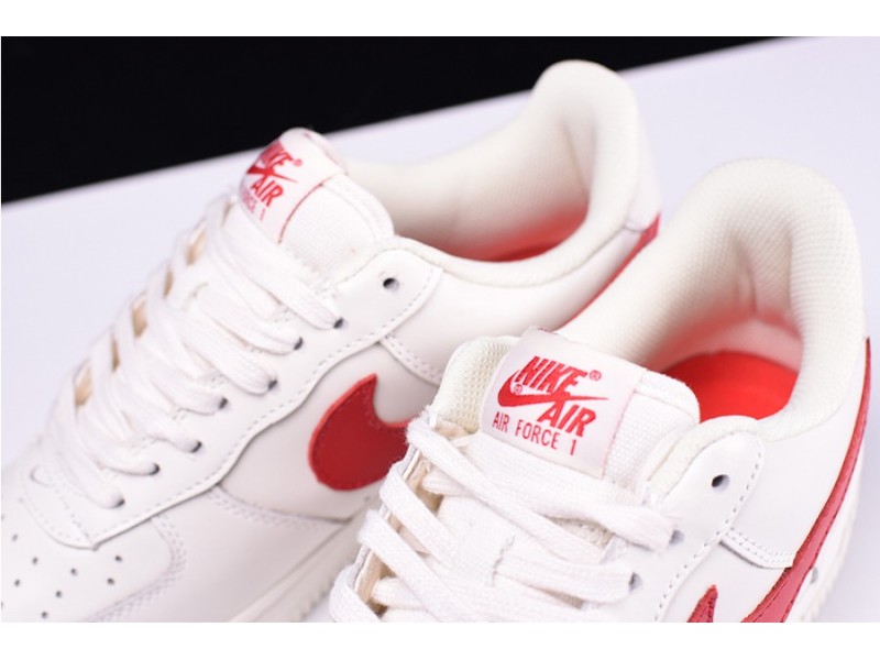 Nike Air Force 1 '07 White Sport Red  New Shoes 315122-126