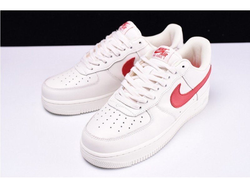 Nike Air Force 1 '07 White Sport Red  New Shoes 315122-126