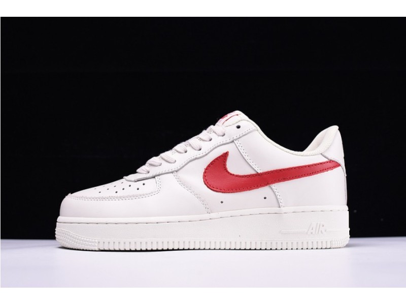 Nike Air Force 1 '07 White Sport Red  New Shoes 315122-126