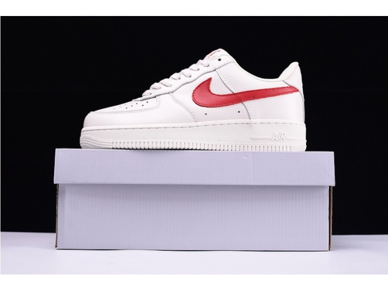 Nike Air Force 1 '07 White Sport Red  New Shoes 315122-126