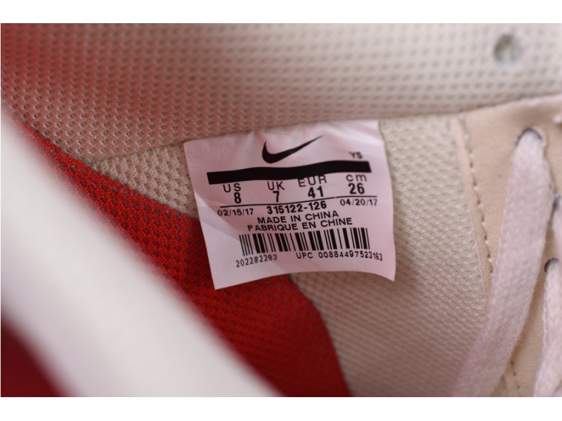 Nike Air Force 1 '07 White Sport Red  New Shoes 315122-126