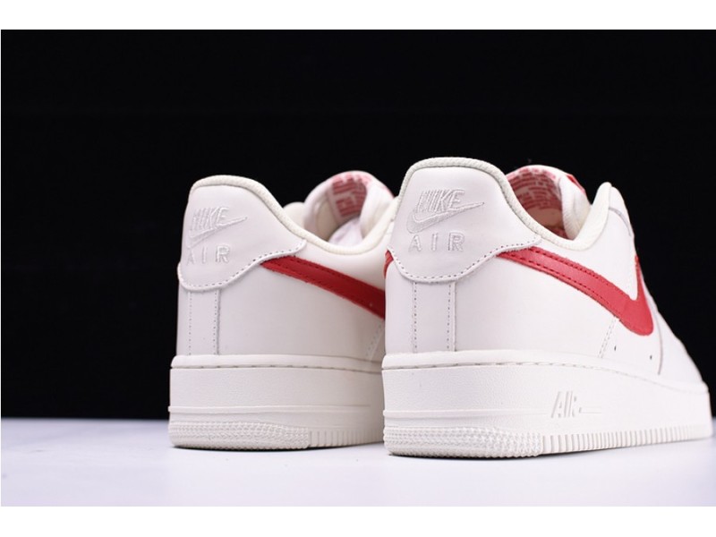 Nike Air Force 1 '07 White Sport Red  New Shoes 315122-126