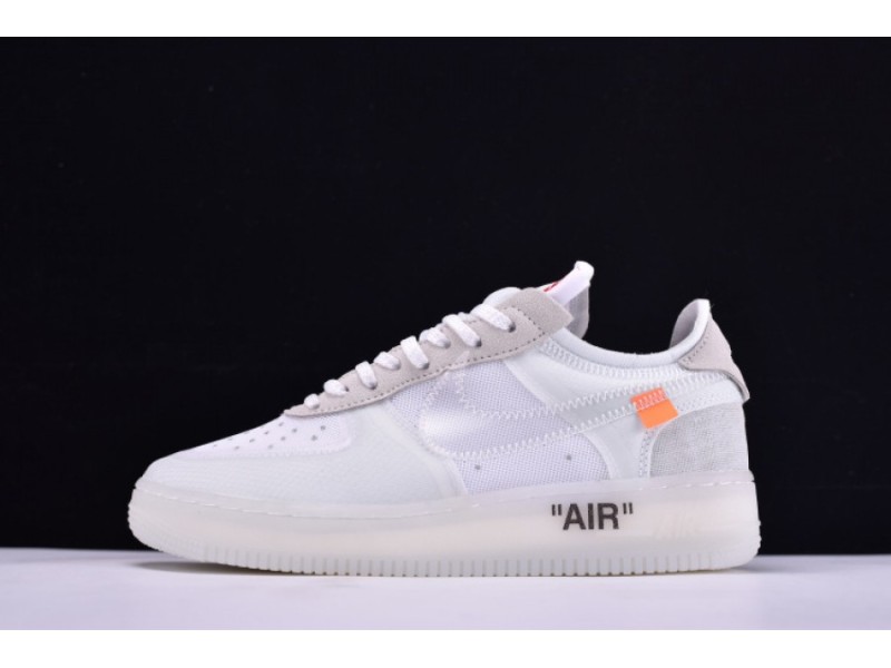 NIKE AIR FORCE 1 LOW OFW All White AO4606-100