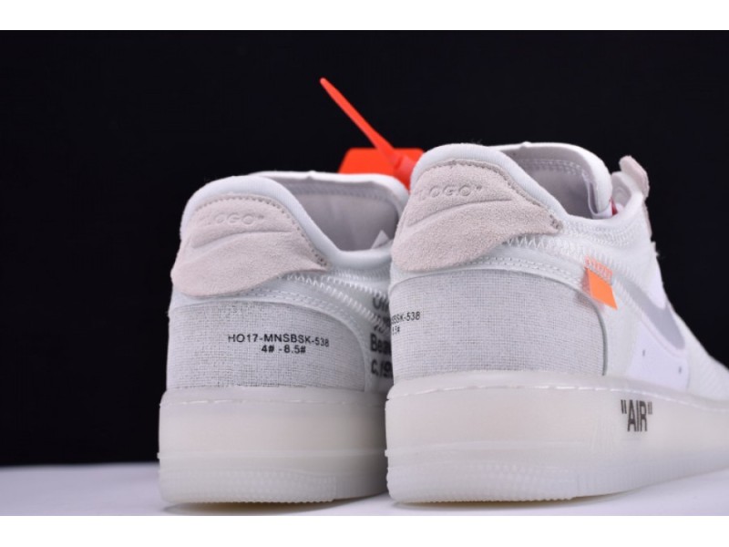NIKE AIR FORCE 1 LOW OFW All White AO4606-100