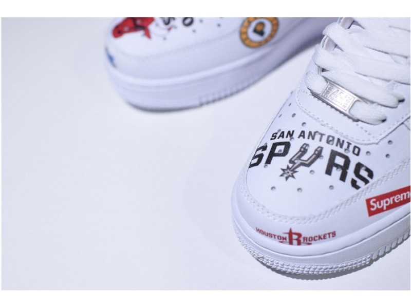 Nike Air Force 1 Mid '07 x SUPREME NBA White AQ8017-101