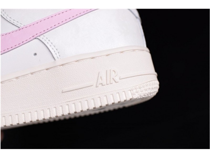 Nike Air Force One 1 Low Sail Artic Pink Satin GS Womens 314219-130