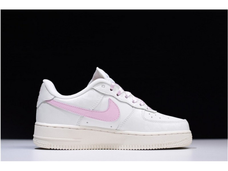 Nike Air Force One 1 Low Sail Artic Pink Satin GS Womens 314219-130