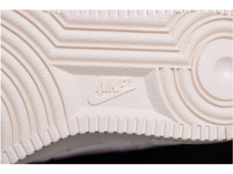 Nike Air Force One 1 Low Sail Artic Pink Satin GS Womens 314219-130