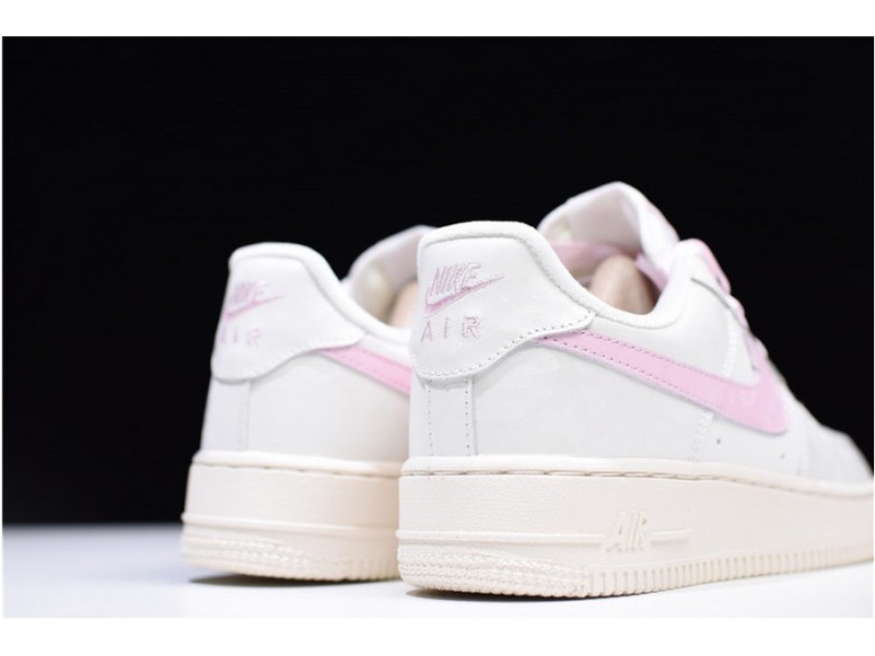 Nike Air Force One 1 Low Sail Artic Pink Satin GS Womens 314219-130