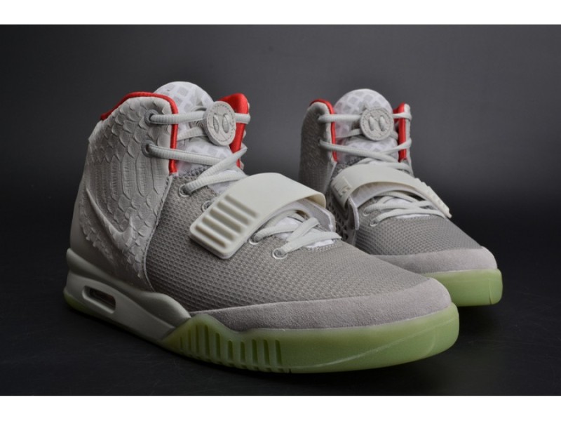 NIKE AIR YEEZY 2 PURE PLATINUM Wolf Grey mens 508214-010