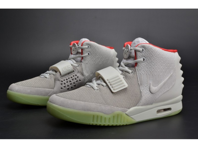 NIKE AIR YEEZY 2 PURE PLATINUM Wolf Grey mens 508214-010