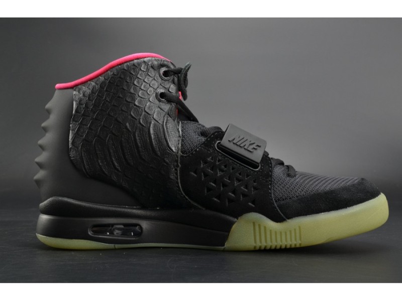 NIKE AIR YEEZY 2 “SOLAR RED” black mens 508214-006