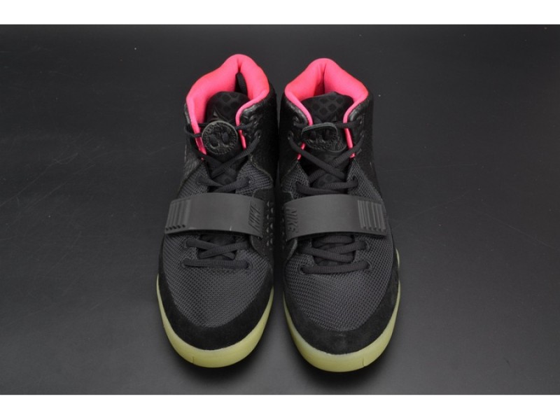 NIKE AIR YEEZY 2 “SOLAR RED” black mens 508214-006