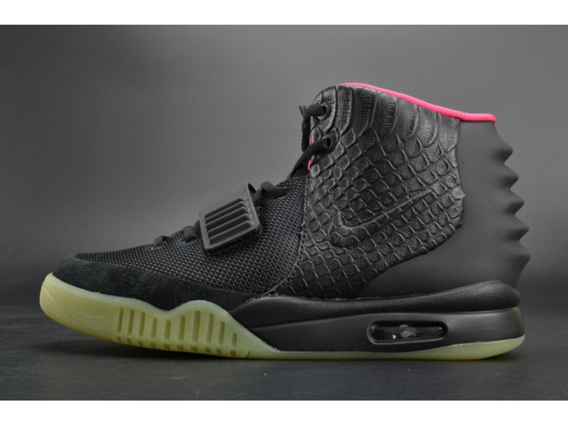 NIKE AIR YEEZY 2 “SOLAR RED” black mens 508214-006