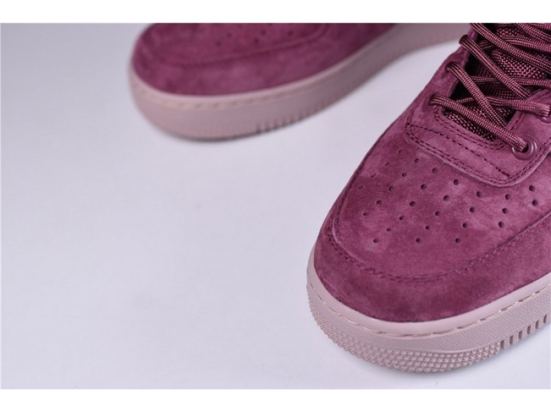  NIKE SF AIR FORCE 1 ONE FIF VINTAGE WINE PARTICLE ROSE AJ1700-600