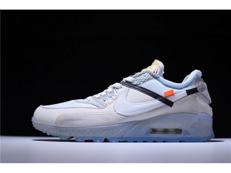OFW x Nike Air Max 90 Sail Muslin Virgil Abloh AA7293-100