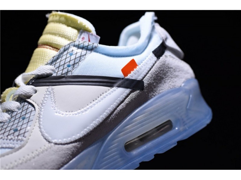 OFW x Nike Air Max 90 Sail Muslin Virgil Abloh AA7293-100