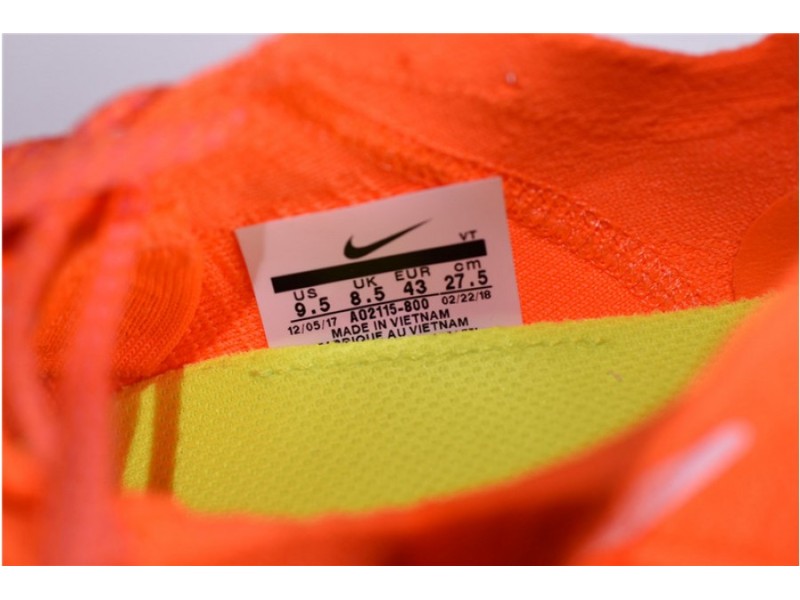 Nike x OFW Zoom Fly Mercurial Flyknit Total Orange AO2115-800 