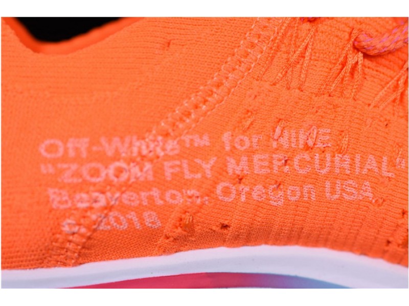 Nike x OFW Zoom Fly Mercurial Flyknit Total Orange AO2115-800 