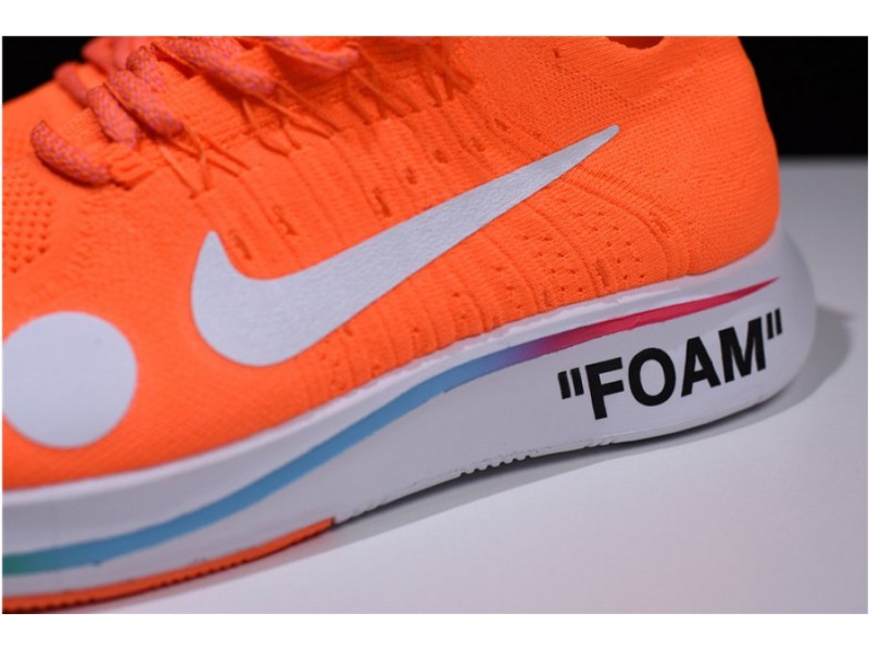 Nike x OFW Zoom Fly Mercurial Flyknit Total Orange AO2115-800 