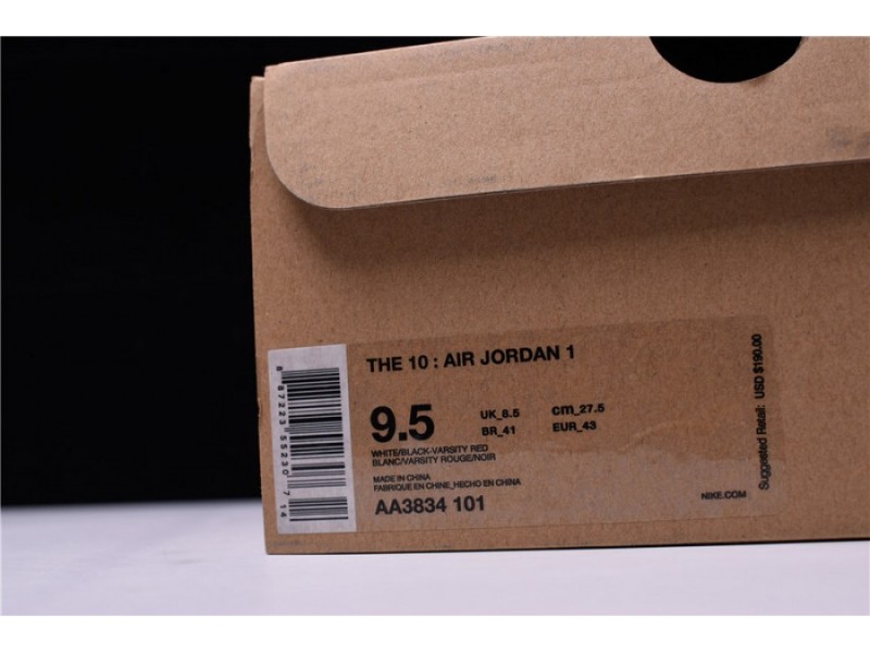 OFW Air Jordan 1 Retro Chicago The Ten AA3834-101
