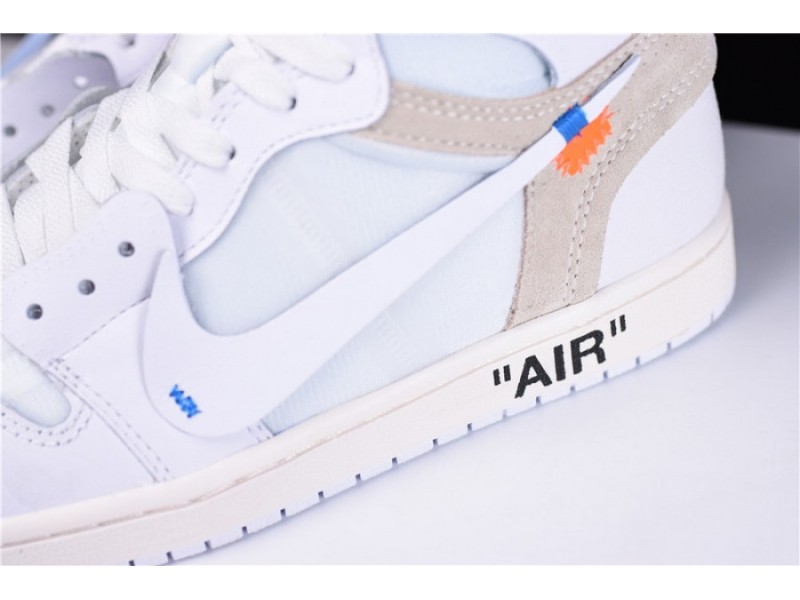 OFW Air Jordan 1 Retro High White AQ0818-100