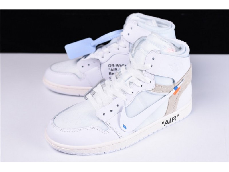 OFW Air Jordan 1 Retro High White AQ0818-100