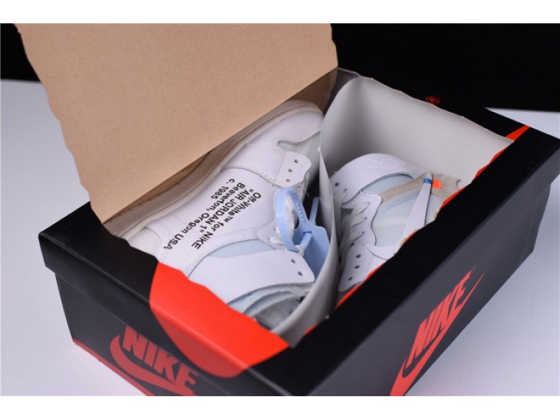 OFW Air Jordan 1 Retro High White AQ0818-100